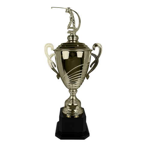 Trofeo de Copa de Metal con Figura Serie M2